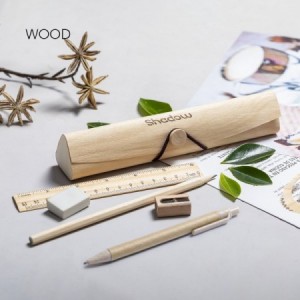 Set escritura de madera personalizado