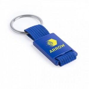  Llaveros personalizados con correa y chapa metálica de aluminio de colores para regalos de empresa