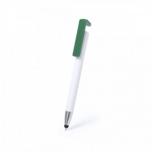  Bolígrafos promocionales con puntero y soporte para smartphone para regalos publicitarios personalizados