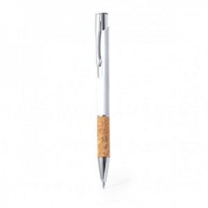  Bolígrafos personalizados con corcho para empresas BLANCO