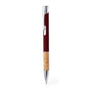  Bolígrafos personalizados con corcho para empresas ROJO