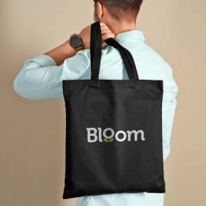  Bolsas de colores algodón asas largas para regalos publicitarios personalizados