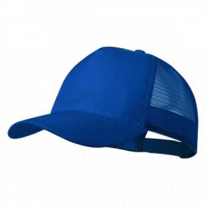  Gorras personalizadas de rejilla en varios colores con panel para logo AZUL