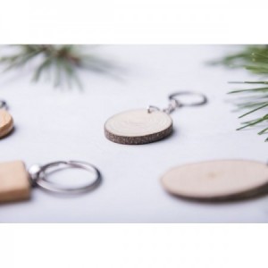  Llaveros rústicos de tronco de madera personalizados para regalos promocionales personalizados