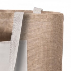  Bolsa ecológica personalizada de tela saco tipo arpillera con bolsillo de algodón para regalos publicitarios personalizados