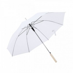  Paraguas económicos de colores 105 cm para personalizar BLANCO