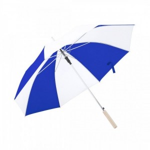  Paraguas económicos de colores 105 cm para personalizar BLANCO / AZUL