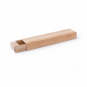  Set bolígrafo portaminas bambu para regalos publicitarios personalizados