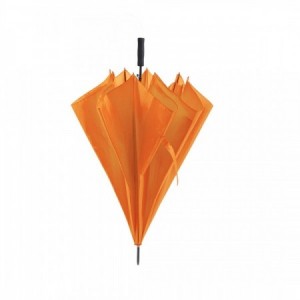  Paraguas grande 130 cm varillas fibra de vidrio NARANJA