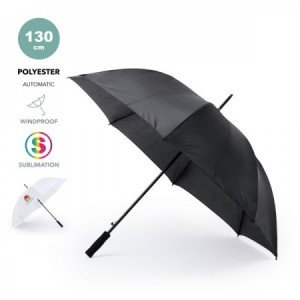 Paraguas grande 130 cm varillas fibra de vidrio para regalos publicitarios personalizados