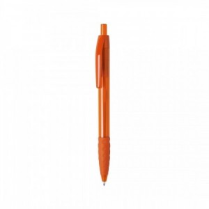  Bolígrafos personalizados con pulsador en colores translúcidos NARANJA