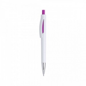  Bolígrafos personalizados con diseño bicolor para campañas de publicidad FUCSIA