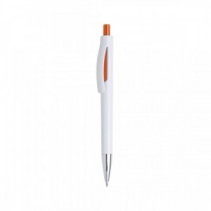  Bolígrafos personalizados con diseño bicolor para campañas de publicidad NARANJA