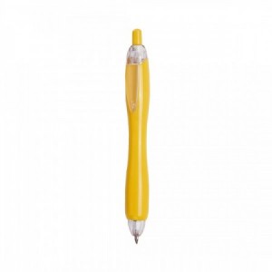  Bolígrafos baratos de diseño bicolor para publicidad AMARILLO