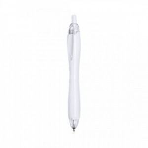  Bolígrafos baratos de diseño bicolor para publicidad BLANCO