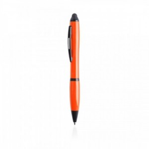  Bolígrafos promocionales de colores fluor personalizados NARANJA