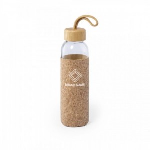  Botella cristal con funda de corcho para regalos publicitarios personalizados