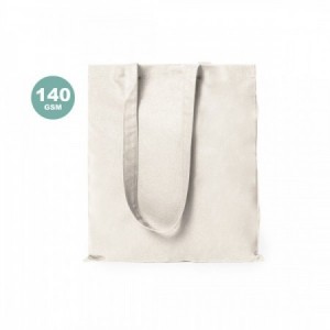  Bolsas de tela algodón 140 gr con asas largas para regalos publicitarios personalizados